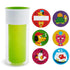 Munchkin® Miracle® 360 Insulated Sippy Cup, Includes Stickers to Customize Cup, 9 Ounce, Green...