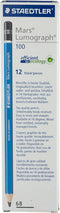 Staedtler Mars Lumograph Writing, Drawing, Sketching Pencil (Box of 12) (6B)...