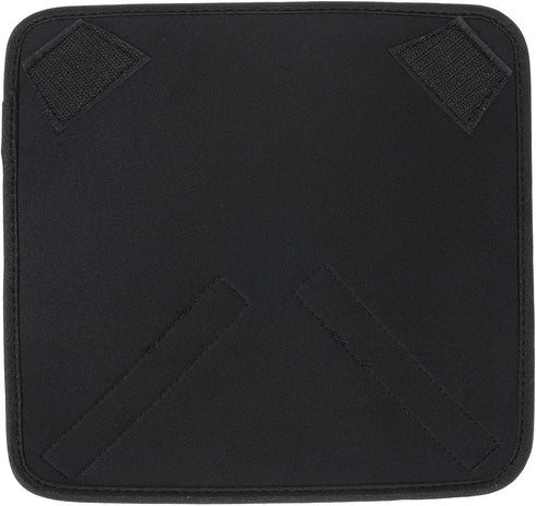 PATIKIL Camera Protective Wrap, 10"x10" Lens Wrap Cloth with Thick Protective Neoprene, Lens Pouch Bag with Hook and Loop for Lens,SLR, Black Grey...