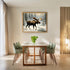 Posterizer 1 pcs-beautiful moose in snowy winter nature 3-Art for Animal Lovers-Landscape & Nature Art-Decor for Home & Office- unframed wall art...