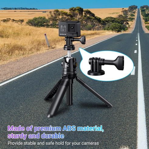 JJC 1/4"-20 Tripod Mount Adapter for Action Camera GoPro Hero 12 11 10 9 8 7 6 5, DJI Osmo Action 4 3, Insta360 Ace Pro, Action Camera Adapter Mou...