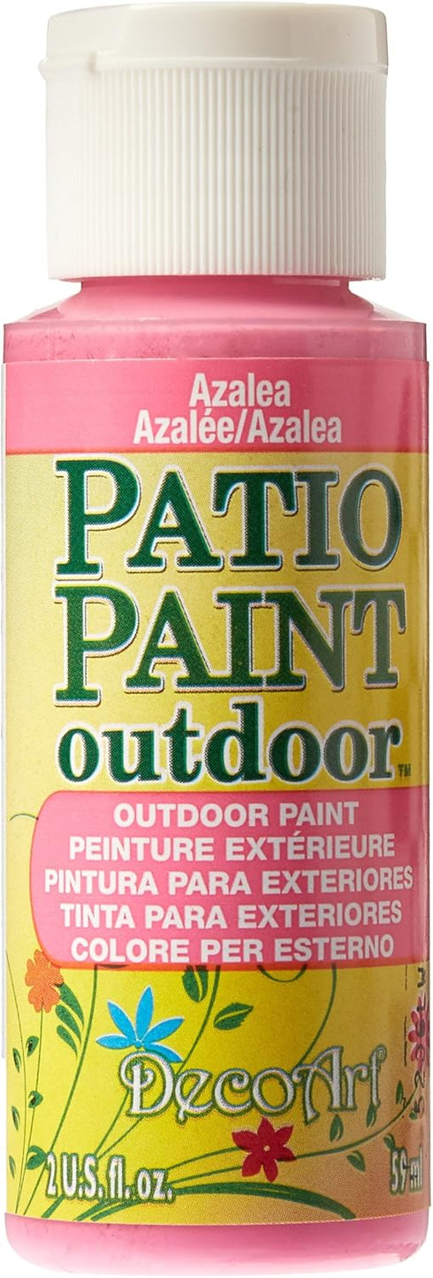 DecoArt Patio Paint 2-Ounce Azalea Acrylic Paint...