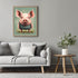 Posterizer 1 pcs- Cute funny pig with clothes on-Art for Animal Lovers-Abstract & Modern Art- Gift for Men Women Entrepreneur Teens-Decor for Home...
