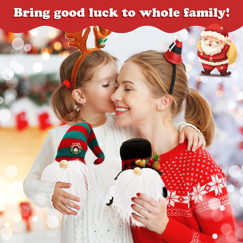 WILLBOND Pre-Cut Gnome Beard Faux Fur Fabric Handmade Small Unfinished Wooden Balls for Gnome Nose and DIY Christmas Party Cosplay (White,3.5 x 3....