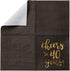 BLUE PANDA 40th Birthday Napkins - 50-Pack 3-Ply 5 x 5 in Black & Gold Foil - Cheers to 40 Years Design for 40th Birthday & Anniversary Parties...