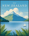 Posterizer 1 pcs-New Zealand Beautiful Nature Travel Poster-Adventure Wall Art-GIft for Men Women Teens-Decor for Home & Office- unframed wall art...