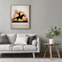 Posterizer 1 pcs-Western Cowboy With Horse Retro Art-Western Art-Men's Art Collection-Gift for Men, Man, Husband, Boyfriend-Living Room Bedroom De...