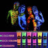 6 Pcs Glow in Dark Face Body Paint,Black Light Glow Makeup Set Neon Fluorescent,Glow Blacklight Body Face Paint Set Face Painting for Music Festiv...