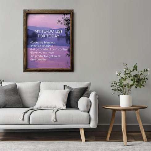 Posterizer 1 pcs-kind reminders-purple girly aesthetic-Quotes and Poems-Motivational & Inspirational Art-Gift for Men Women Entrepreneur Teens- UN...