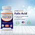 Vitamatic Folic Acid 1000 mcg (1 mg) - Vegetarian Tablets - 1667 mcg DFE - Vitamin B9 (240 Count (Pack of 2))...