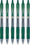 Pilot G2 Premium Refillable & Retractable Rolling Ball Gel Pens, 0.7mm Fine Point, Hunter Green, 6-Pack...