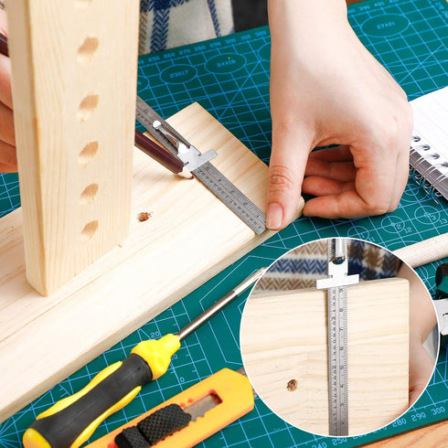 2 Pieces 6 Inch 15 cm Pocket Ruler Flexible Precision Stainless Steel Ruler with Detachable Clips Stainless Steel Pocket Clip Scale Gauge Ruler Me...