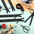 WILLBOND 4 Pcs #5 Black Plastic Zipper Separating Jacket Black Zipper Fastener for Coat Jacket Pillow Lamp Sewing Crafts(25 Inch)...
