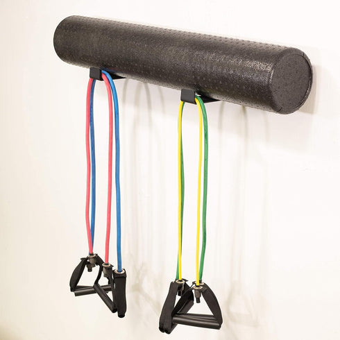 StoreYourBoard Yoga Mat Storage Rack, Foam Roller, Exercise Fitness Bands, Wall Hooks Gym Organizer...