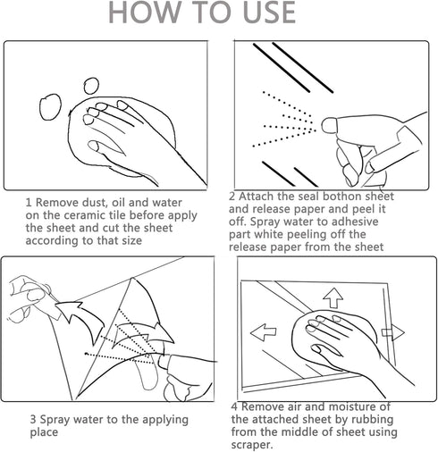 2 Pack Plastic Oil Proof Wall Sticker Self-Adhesive Sticker for Kitchen Cupboard Household Wallpaper Clear Waterproof Oilproof paper Transparent H...