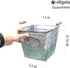 allgala Galvanized Planter Pot Indoor and Outdoor Decoration-Square-7"-HD88305...