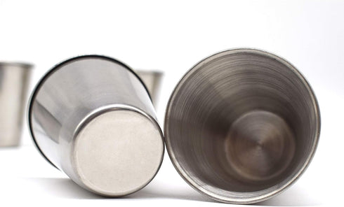 AUEAR, 6 Pack 2.3 Oz Stainless Steel Shot Glass Espresso Cups Barware Drinking Vessel for Bar Home Restaurant...