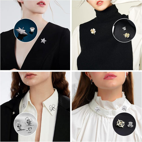 30 Pieces Metal Pin Backs Locking Pin Keepers Locking Clasp...