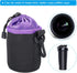 PATIKIL Camera Lens Bag, 2 Pcs 3.1" IDx3.9 H Drawstring Lens Pouch with Thick Protective Neoprene, Lens Case for DSLR Camera Lens, Water Coffee Cu...
