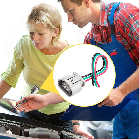 PAGOW 3 Wires Alternator Regulator Harness, Alternator Pigtail Connector Plug Harness Replacement for Infiniti EX35 G35, Nissan 350Z Maxima Rogue,...