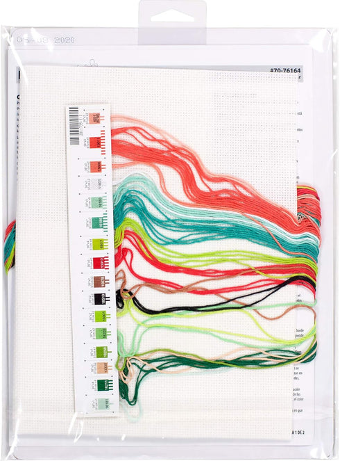 Dimensions 70-76164 Under The Sea Baby Birth Record Counted Cross Stich Kit, 14 White Aida, 9'' x 12'...