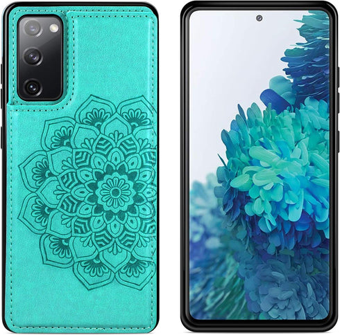 COOYA for Samsung S20 FE Case, Galaxy S20 FE 5G Case Wallet Case with Card Holder Premium PU Leather Magnetic Closure Protective Back Flip Phone C...