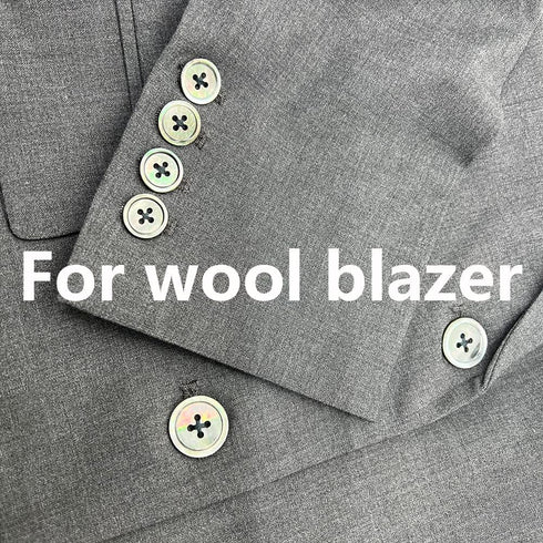 22 Pieces Natural Black Mother of Pearl Blazer and Suit Buttons Set 20mm 15mm Black MOP Buttons for Men Jacket Sport Coat Uniforms...