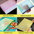 LEOBRO 4 Pack Mesh Zipper Pouch, 13.2"x 9.2" A4 Letter Size Mesh Bags with Zipper, Plastic Envelopes Zip File Document Bags, Storage Bags for Orga...