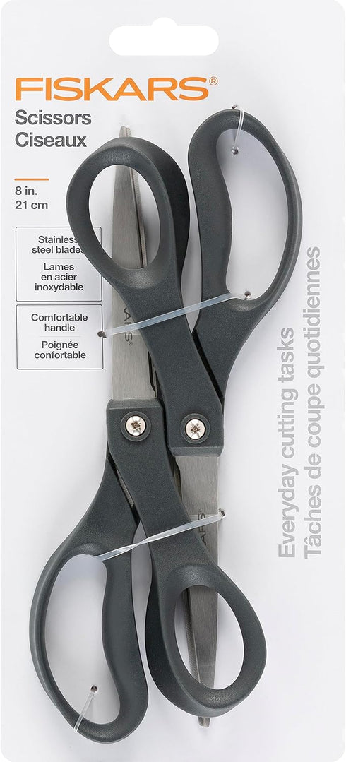 Fiskars Everyday Scissors (8") - 2pk...