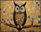 Posterizer 1 pcs- cute black owl with mosaic style-Art for Animal Lovers- Living Room Bedroom Decor- unframed wall art...