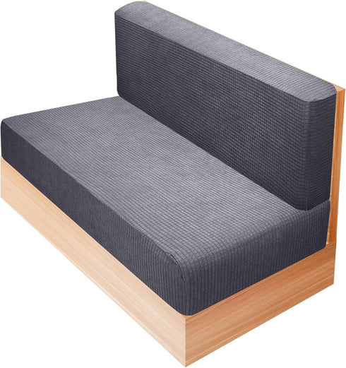 RV Dinette Cushions Covers,RV Elastic 2-Seater Sofa Chair Cover,Washable Replaceable Camping Cushion Sofa Home Protective Cover Suitable for RV Cu...
