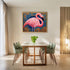 Posterizer 1 pcs- pink flamingo with mosaic style background-Art for Animal Lovers- Living Room Bedroom Decor- unframed wall art...
