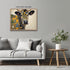 Posterizer 1 pcs- beautiful cow in mosaic style-Art for Animal Lovers-Abstract & Modern Art- Living Room Bedroom Decor- unframed wall art...