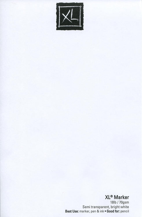 Canson XL Series Marker Paper, Foldover Pad, 9x12 inches, 100 Sheets (18lb/70g) - Artist Paper for Adults and Students...