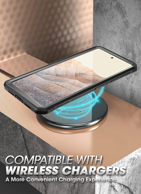 SUPCASE Unicorn Beetle Pro Series Case for Google Pixel 6 (2021), Full-Body Rugged Belt-Clip & Kickstand Case without Built-in Screen Protector (B...