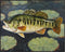Posterizer 1 pcs- little bass fish near lily pads-Art for Animal Lovers-Landscape & Nature Art- Living Room Bedroom Decor- unframed wall art...