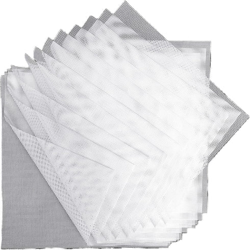 (12 Pack) Silicone Dehydrator Sheets, Dostk Premium Non Stick Silicone Mesh for Fruit Dehydrator, Dehydrator Tray Liner Reusable (14 x 14 inch)...