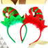 WILLBOND 2 Pieces Christmas Reindeer Antlers Headband Hat Deer Headband for Women Christmas Party Favors...