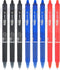 PILOT FriXion Clicker Erasable, Refillable & Retractable Gel Ink Pens, Fine Point, Assorted Ink, 8 Count (17219)...