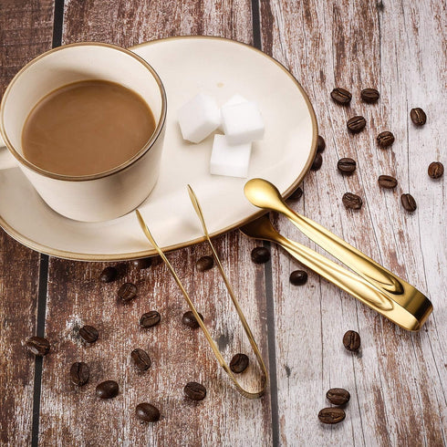 Gejoy 12 Pieces Mini Tongs Small Serving Tongs Stainless Steel Mini for Sugar Charcuterie Board Appetizers Dessert Serving Food Tiny Party Danish ...