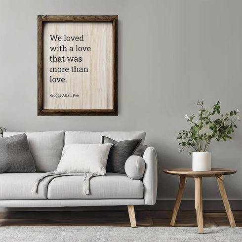 Posterizer 1 pcs-Edgar Allan Poe Quote-Annabel Lee Poem-Quotes and Poems-Romantic Art-Gift for Teachers-Decor for Home & Office- UNFRAMED Wall Art...