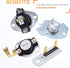 Canamax Complete 3977393 Thermal Cut-Off Switch 3977767 High-Limit Thermostat 3392519 Thermal Fuse 3387134 Cycling Thermostat Dryer Kit Premium Replacement - Fit for Whirlpool Kenmore Models