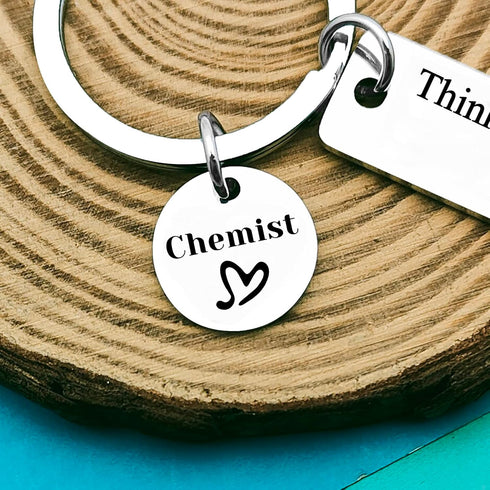 Gifts for Chemist Keychain Chemistry Science Chemist Teacher Appreciation Gifts Inspirational Gifts for Scientist Physicist Science Graduation Gif...