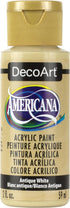 DecoArt Americana Acrylic Paint, 2-Ounce, Antique White...