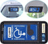 Handicap Placard Holder for Auto, Wisdompro Disabled Parking Permit Sign Protector for Car Sun Visor with Note Paper Slot, Pen Holder and Elastic ...