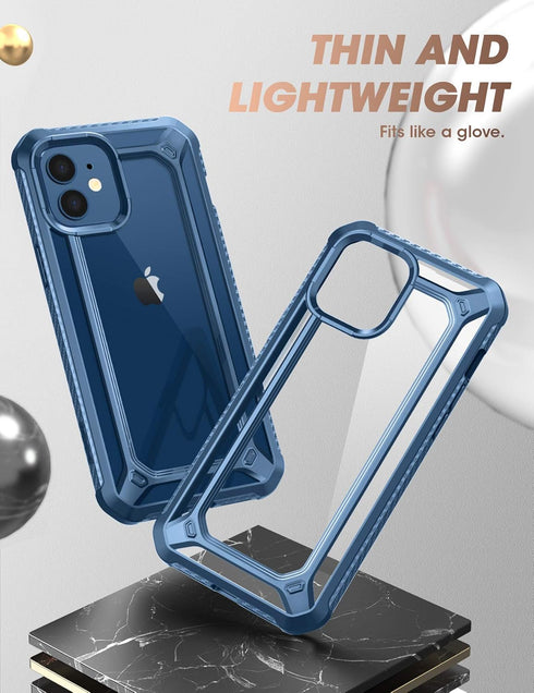 SupCase Unicorn Beetle EXO Series Case for iPhone 12 / iPhone 12 Pro (2020 Release) 6.1 Inch, Premium Hybrid Protective Clear Bumper Case (Aqua)...
