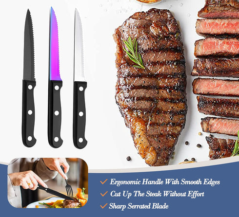 Hommaly Portable Travel Reusable Utensils Silverware with Case,Travel Camping Cutlery set,Chopsticks and Straw Flatware, Stainless steel Utensil s...