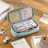 CICIMELON Durable Pencil Case Big Storage Pen Pouch Bag for School Supplies Office College Teen Adults, Light Blue...