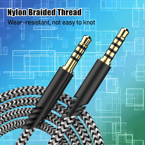 Replacement for Astro A40 Cord, A10 Headset Cable Braided Wire, 6.5 Feet/2.0 M Volume Control Cable Compatible with Astro A40TR/A40/A10 Gaming Hea...