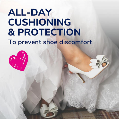 Dr. Scholl's Love Your Heels & Wedges 3/4 Length Insoles, All-Day Comfort for High Heeled Shoes, Relieve & Prevent Shoe Discomfort, Absorbs Shock,...